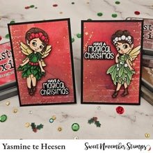 Sweet November - Clear Stamp - Mistletoe and Holly Fairies