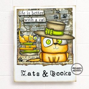 AALL & Create - Clear Stamps - #1037 - Miss Catty Meow