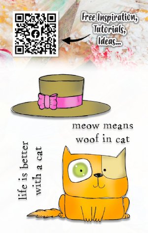 AALL & Create - Clear Stamps - #1037 - Miss Catty Meow