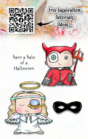 AALL and Create - Stamp Set - Angel and Devil