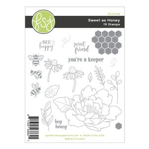 Spellbinders - Clear Stamp - Sweet as Honey