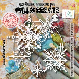 AALL and Create - Stencil - Snow Crystals