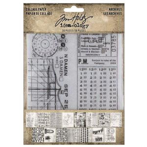 Tim Holtz - Idea-ology - Collage Paper Archives