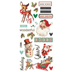 Simple Stories - Cards Card Kit  - Vintage Holly Jolly