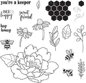 Spellbinders - Clear Stamp - Sweet as Honey