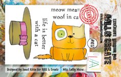 AALL & Create - Clear Stamps - #1037 - Miss Catty Meow