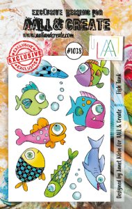 AALL & Create - Clear Stamps - #1038 - Fish Tank