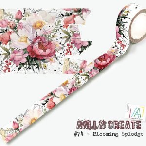 AALL and Create - Washi Tape - #74 - Blooming Splodge