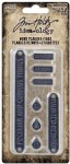 Idea-ology - Tim Holtz - Halloween - Word Plaques - Tags