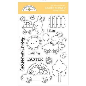 Doodle Bug - Clear Stamps - Hippity Hoppity - Happy Easter