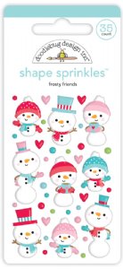 Doodlebug - Shape Sprinkles - Let It Snow - Frosty Friends