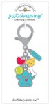 Doodlebug Design - Charm Clip & Keychain - I Love My Dog