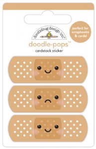 Doodlebug Design - Doodle-pops 3D Cardstock Sticker - All Better