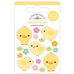 Doodlebug Design - Doodle-pops 3D Cardstock Sticker - Springtime Peeps