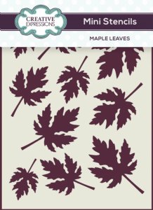 Creative Expressions - Stencil - Maple Leaves