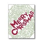 Hero Arts - Cling Stamps - Merry Christmas Letter Bold Prints