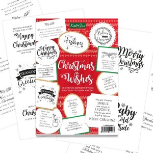  Katy Sue - Christmas Wishes - A4 Stash 40 sheets