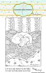 Colorado Craft Company - Clear Stamp - Puppy's Quilt