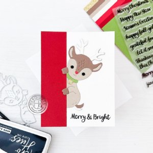 Hero Arts - Clear Stamp & Die Combo - Holiday Season Messages