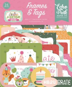 Echo Park - Frames & Tags -  A Birthday Wish