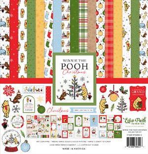 Echo Park - 12X12 Collection Kit - Winnie The Pooh Christmas