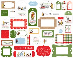 Echo Park - Frames & Tags - Winnie The Pooh Christmas