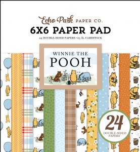 Echo Park - 6X6 Paper Pad - Winnie The Pooh