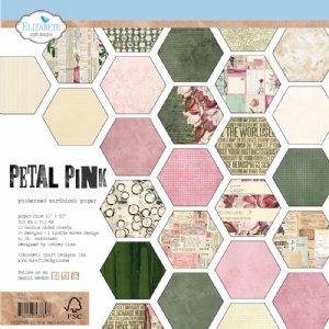 Elizabeth Craft - 12X12 Cardstock - Petal Pink