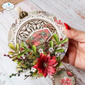 Elizabeth Craft - Dies - Joyous Ornament - Round