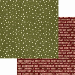 Elizabeth Craft - 12X12 Cardstock -Christmas Field Notes