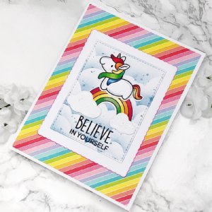 Heffy Doodle - Clear Stamps - Fluffy Puffy Unicorns