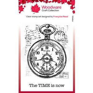 Woodware - Clear Stamp - Pocket Watch