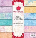 Woodware Craft Collection -  8 in x 8 in Paper Pad - Mon Jardin 