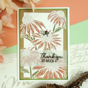 Hunkydory Crafts - For the Love of Stamps - Coneflower Delights