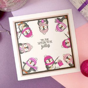 Hunkydory Crafts - For the Love of Stamps - Playful Penguins