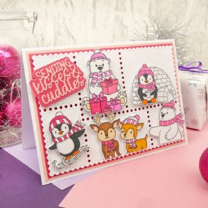 Hunkydory Crafts - For the Love of Stamps - Playful Penguins