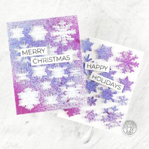 Hero Arts - Dies - Snowflake Patterned Cover