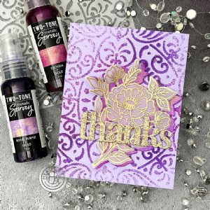 Hero Arts - Two Tone Metallic Spray  - Royal Purple & Gold