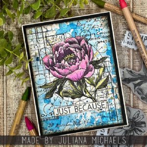 Tim Holtz - Cling Stamp - French Garden