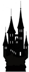 Lavinia Stamps - Clear Stamp - Silhouette Castle Miniature