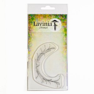 Lavina - Clear Stamp - Wreath Flourish - Left