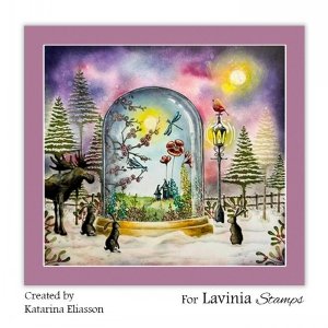 Lavinia Stamps - Clear Stamp - Snowy Fir Tree Small