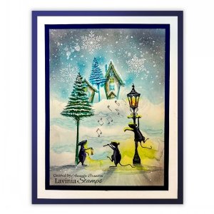 Lavinia Stamps - Clear Stamp - Snowy Fir Tree