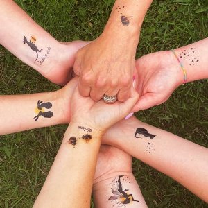 Lavinia Stamps - Temporary Tattoo - Fairies and Bees