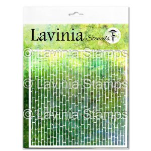 Lavinia - Stencil - Red Brick