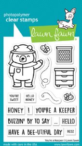 Lawn Fawn - Clear Stamp - You're a Keeper