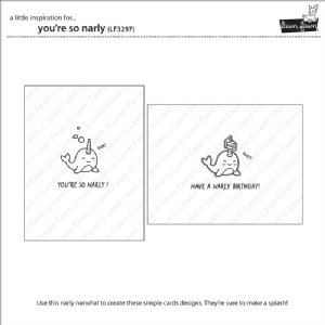 Lawn Fawn - Clear Stamp - You're So Narly