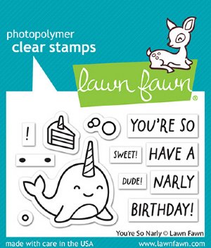 Lawn Fawn - Clear Stamp - You're So Narly