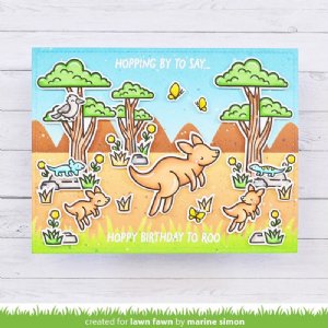 Lawn Fawn - Clear Stamp - Kanga-rrific