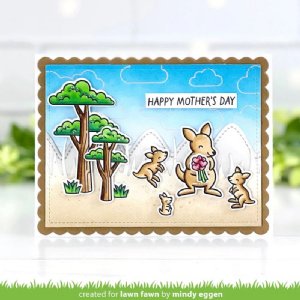 Lawn Fawn - Clear Stamp - Kanga-rrific